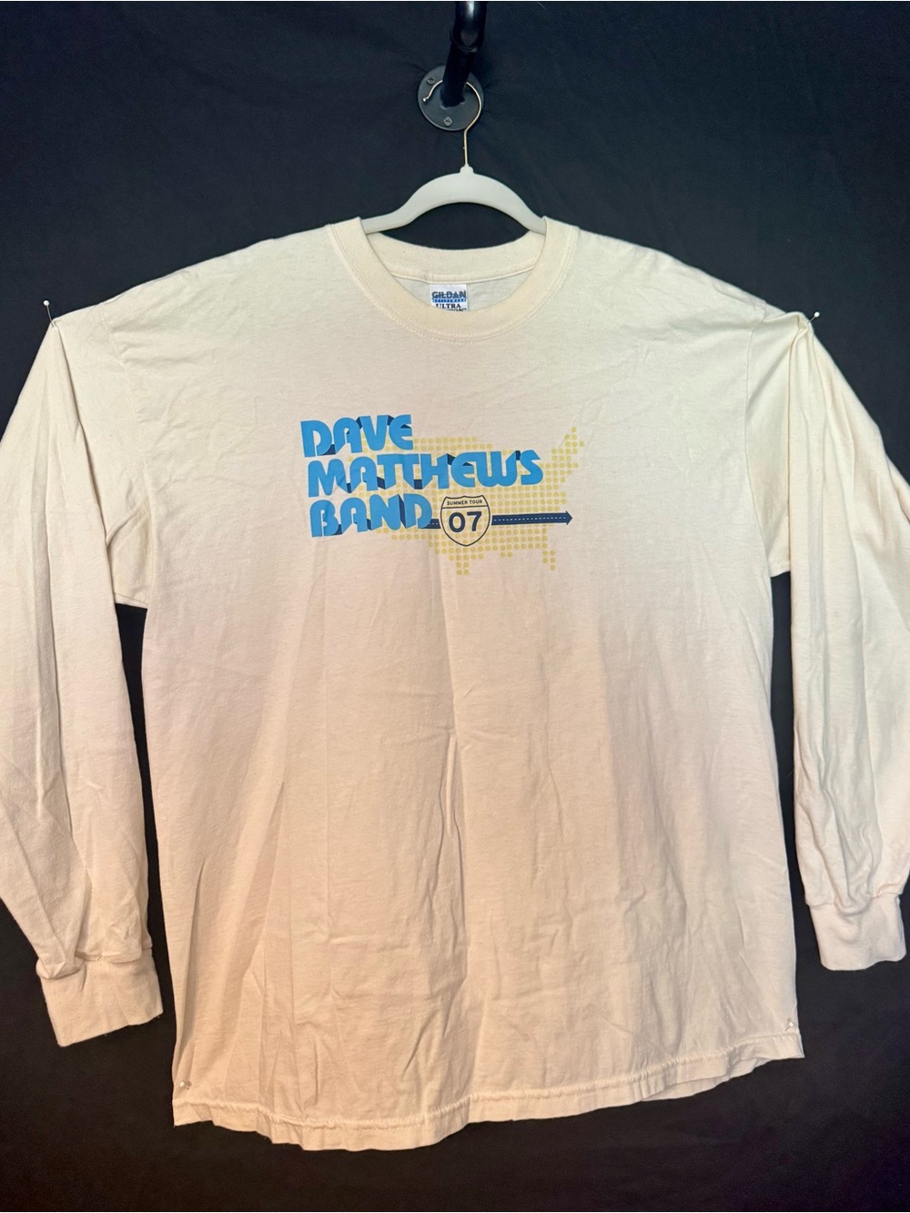 Dave Matthews Band Cream Long-Sleeve Graphic Tee